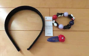 NWT Gymboree WINTER PENGUIN Headband & Bracelet Set w Hair Clip - Picture 1 of 2