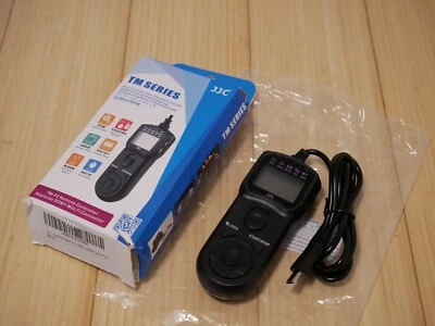 JJC Intervalometer Timer Remote Control Shutter Release Sony A6600 A7R A7S A6500 - Image 1 of 4