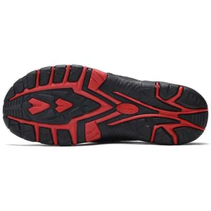 Mens Thong Sandals Indoor and Outdoor Beach Flip Flop Black/Red Size 12 - Picture 1 of 1