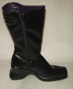 BUTTERFLY BOTTES EN CUIR POINTURE 40 MODÈLE GLOVE NOIR - Picture 1 of 12