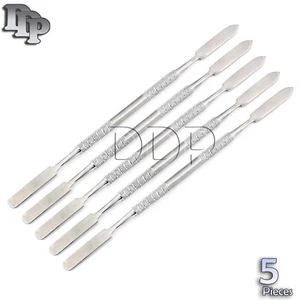 5-teiliges Set Dental Zement Mischspachtel Doppelend Instrument Edelstahl - Bild 1 von 2