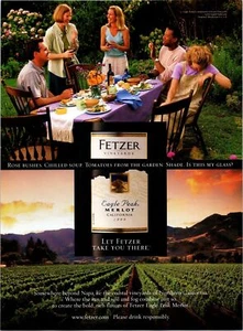 2001 Fetzer Vineyards Ad - Eagle Peak Merlot - reichhaltiger, vollmundiger Rotwein - Bild 1 von 1