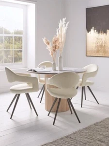 COX & COX Freja Dining Table - Round - Almost Brand New - RRP £995.00 - Picture 1 of 4