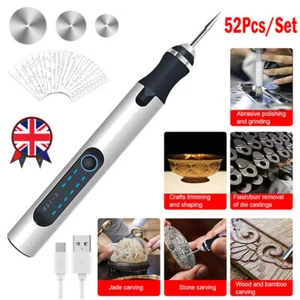Professional Electric Engraving Engraver Pen DIY Tool For Jewelry Metal Glass - Picture 1 of 12