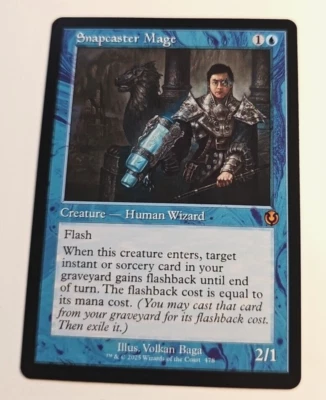 Snapcaster Mage (Retro Frame) - Innistrad Remastered MTG NEAR MING #478 - Image 1 of 3