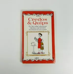 Vintage 1964 Credos & Quips Hardcover Book Virginia Cary Hudson - Picture 1 of 12