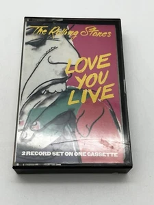 The Rolling Stones Cassette Tape Love You Live 2 Record Recording 1977 - Imagen 1 de 3