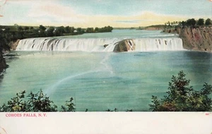 Cohoes Falls, New York PC vintage retro indiviso  - Foto 1 di 2