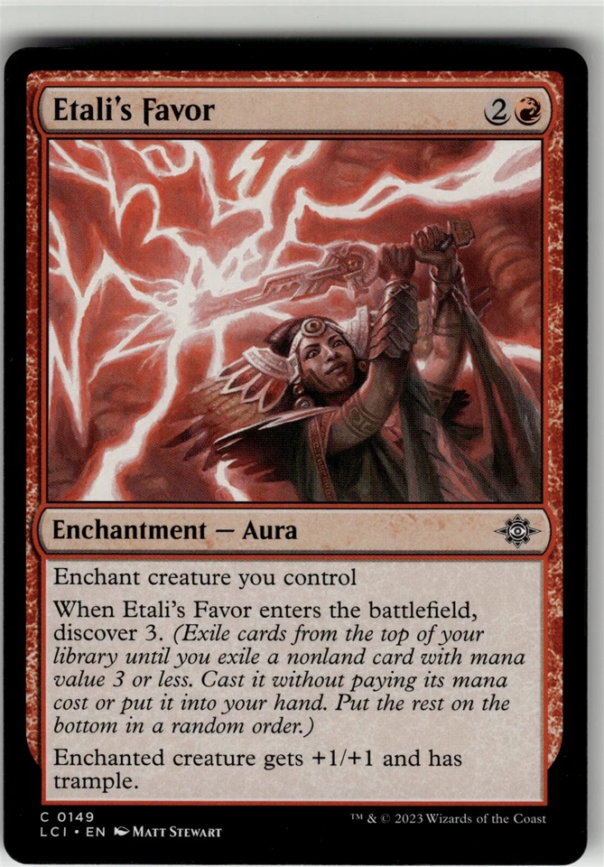 ETALI'S FAVOR The Lost Caverns of Ixalan #149 LCI(NM+)(MTG) - Image 1 of 1