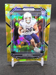Evan Hull - 2023  Prizm Draft Picks - Gold Cracked Ice - Rookie RC