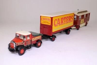 Corgi Scammel Highwayman Ballast w/Closed Pole Trailer & Caravan Set #16501~NEW - Image 1 of 4