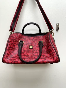 Authentic Diane Von Furstenberg DVF carry-on Logo Bag - Picture 1 of 5
