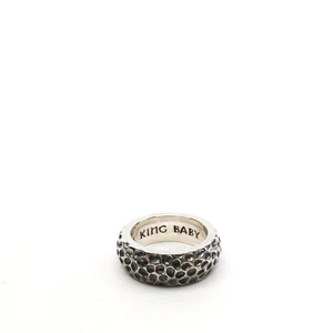 King Baby Studio Dimple Texture Band Ring Fine Silver .925 Size 11 - Picture 1 of 7
