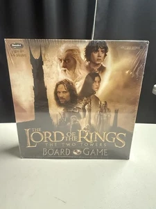 Lord of the Rings Two Towers Board Game Rose Art 2003 New Sealed - Picture 1 of 7