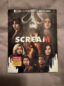 Scream VI 6 4K (UHD / Blu-ray / Digital)  + OOP Slipcover - Ortega | Barrera - Picture 1 of 5