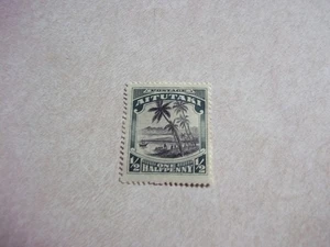 AITUTAKI COOK ISLANDS STAMP SG 24 Scott 28 OG Hinged James Cook Landing - Picture 1 of 2