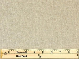 Cotton Linen Blend Freespirit Essentials Natural Oatmeal Fabric by Yard D243.06 - Picture 1 of 1