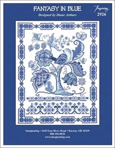 Fantasy In Blue by Imaginating cross stitch pattern - Picture 1 of 2