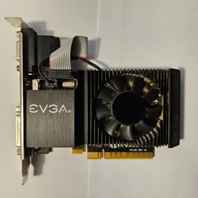 EVGA GeForce GT 710 1GB DDR3 Graphic Card - Image 1 of 3