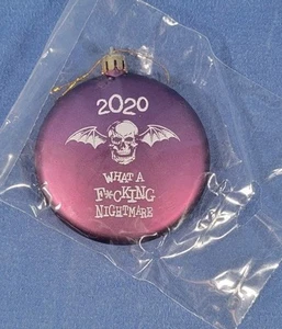2020 Avenged SEVENFOLD Christmas Deathbat Ornament What A F*cking Nightmare - Bild 1 von 3