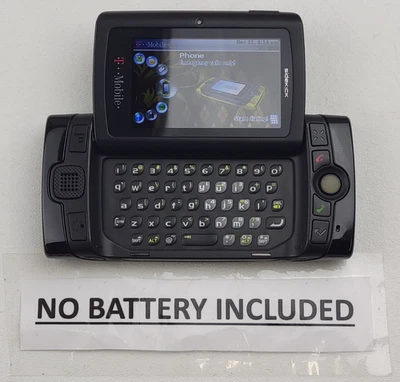 Teléfono Celular Retro T-Mobile Sharp Sidekick 2008 (PV210) 2G Giratorio - Negro - ¡FUNCIONA! Foto 1 de 4