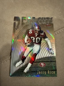 1997 Bowman's Best Cuts Die-Cut Refractor #BC20 Jerry Rice 49ers HOF - Picture 1 of 2