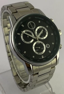 Refurbished Luxury Movado Bold Black Dial Chronograph Quartz Wrist Watch - Image 1 of 4