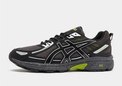ASICS GEL-VENTURE 6 En Negro Con Acentos Verdes Todas Las Tallas Stock Limitado - Imagen 1 de 4
