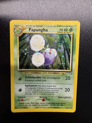 Pokémon Papungha 7/111 Holo Neo Genesis Holo Deutsch PSA WOTC Vintage - Bild 1 von 3