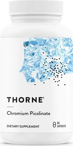 THORNE Chromium Picolinate - 500mg Chromium - 60 Capsules - Picture 1 of 7