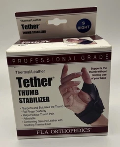 Fla Orthopädie Thermo/Leder Tether Daumenstabilisator rechter Daumen Größe M - Bild 1 von 2