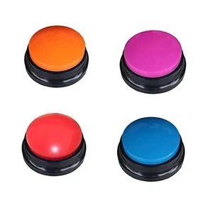 4 Color Voice Recording Button, Dog Buttons for Communication Pet Training - Picture 1 of 7