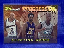 2000-01 Topps Stars - Progression Mitch Richmond Kobe Bryant Courtney Alexander 