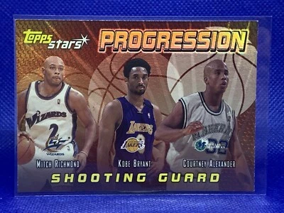 2000-01 Topps Stars - Progression Mitch Richmond Kobe Bryant Courtney Alexander  Foto 1 de 2