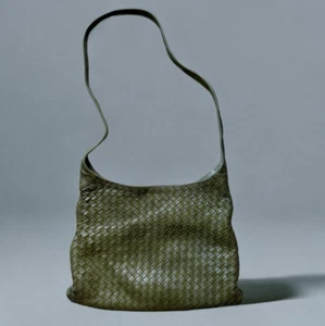 Bottega Veneta Green Intrecciato Leather Tote Calfskin Silver Hardware - Bild 1 von 13