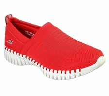 womens red skechers