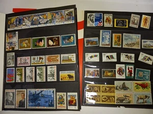 2 vintage US Commemorative Stamp Year Sets 1970's, Mint Condition Lots USPS - Picture 1 of 2