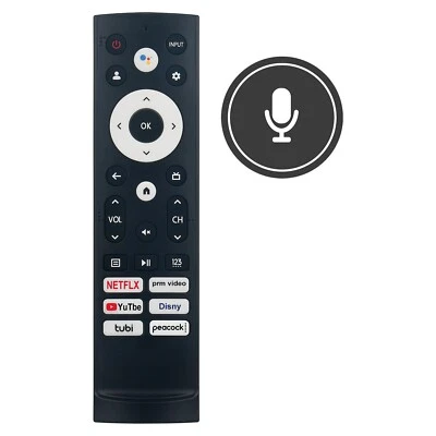 Control remoto por voz ERF3M90H reemplazar para Hisense Android TV 43A65H 50A65H 50U6H 55A65H Foto 1 de 4