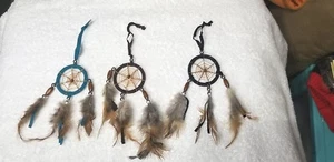 DREAMCATCHER INDIAN FEATHER FEATHERS BEADS SET OF 6 (CR31) - Picture 1 of 8
