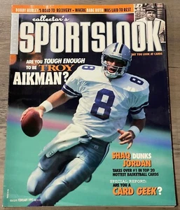 Collector's Sports Look Magazine February 1995, Are You Tough Enough Troy Aikman - Picture 1 of 5