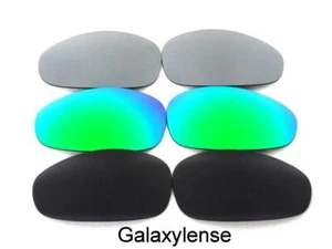 Galaxy Replacement Lenses For Oakley Straight Jacket Black&Green&Titanium (1999) - Picture 1 of 9