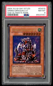 Yugioh PSA 8 NM-MT Armed Dragon LV7 1st SOD-EN015 Ultimate Rare 2004 - Picture 1 of 2