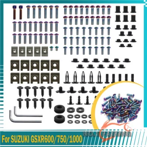 Kit de tornillos de carenado de acero inoxidable multicolor para GSXR600 GSXR750 GSXR1000 - Imagen 1 de 13