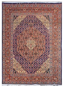 Bidjar Vintage Premium Handmade Knotted Rug 7 x 10 ft - Picture 1 of 6