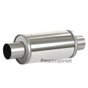 Silenziatore Scarico in acciaio inox universale per x auto racing sportivo 70 mm - Imagen 1 de 4