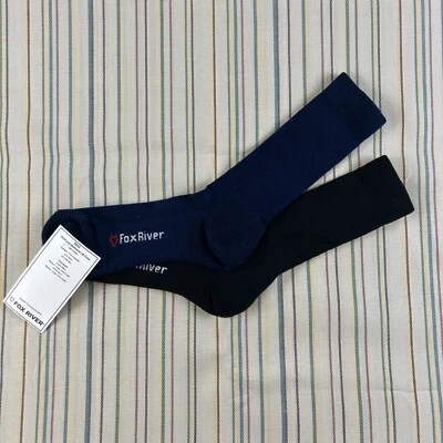 Calcetines Fox River desajustados para hombre grandes NUEVOS 6532 ligeros tripulación 1 par #7508 Foto 1 de 3