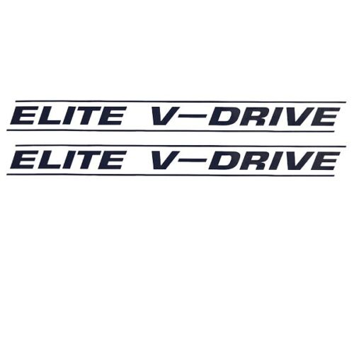 Ski Centurion Båt Brand Dekaler | Elite V-Drive 18 x 1 5/8 Inch Blå 2PC