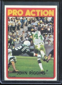 1972 Topps Football # 126 John Riggins Pro Action (NM) Near Mint - Picture 1 of 2