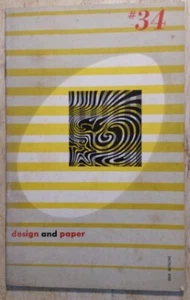1951 Design and Paper Erik Nitsche No 34 Modernism Graphic Design Marquardt & Co - Imagen 1 de 9