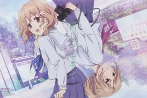 poster promo Hanasaku Iroha OreShura anime Matsumae Ohana Natsukawa Masuzu - Picture 1 of 2